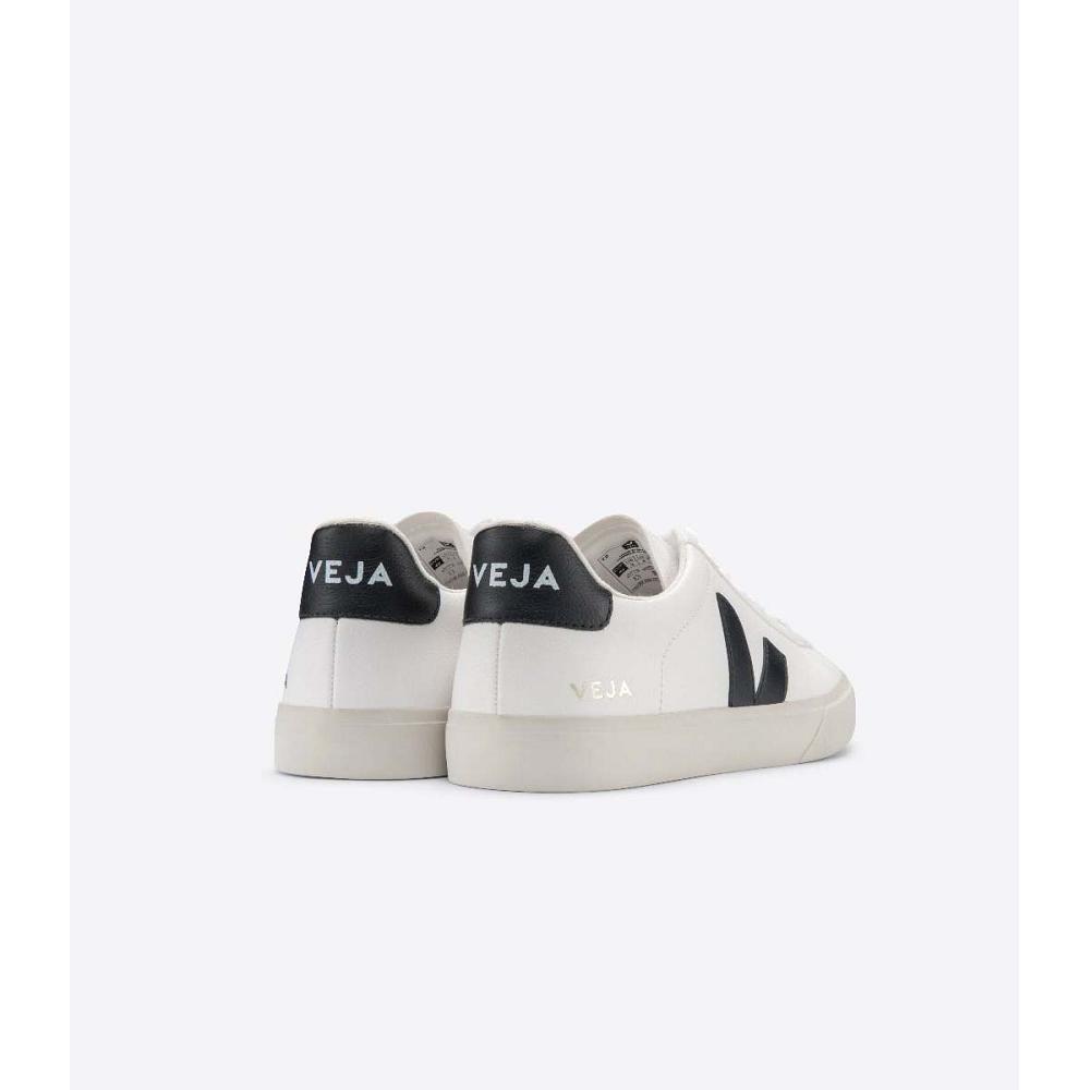 Veja CAMPO CHROMEFREE Low Tops Sneakers Női White/Black | HU 592LIS